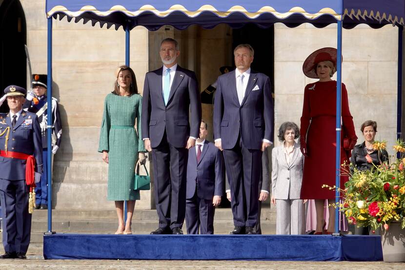 State visit King and Queen of Spain welcome ceremony