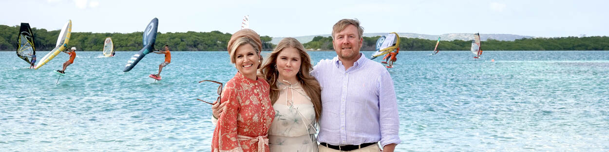 King Willem-Alexander, Queen Máxima and the Princess of Orange