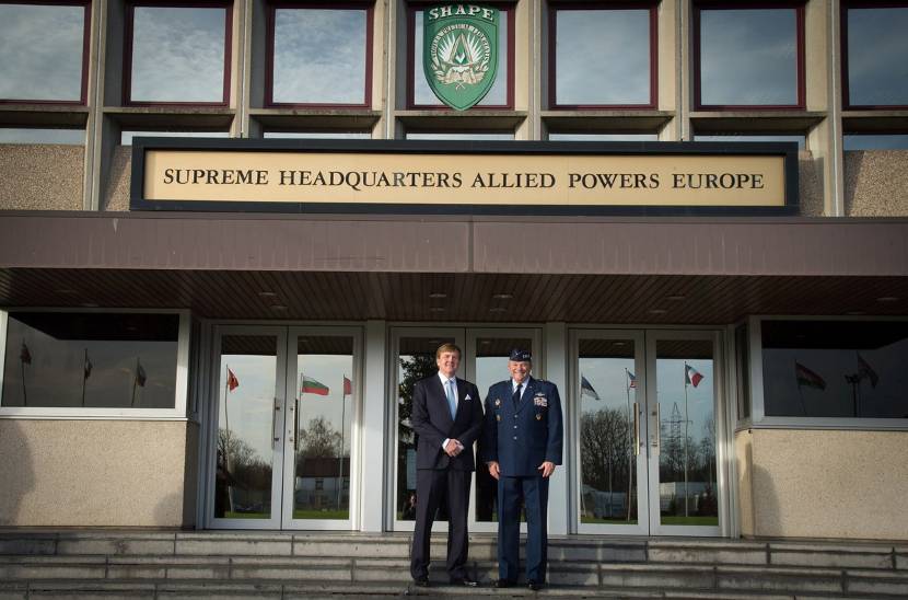 King Willem-Alexander will visits the Supreme Headquarters Allied Powers Europe (SHAPE) in Mons, Belgium.