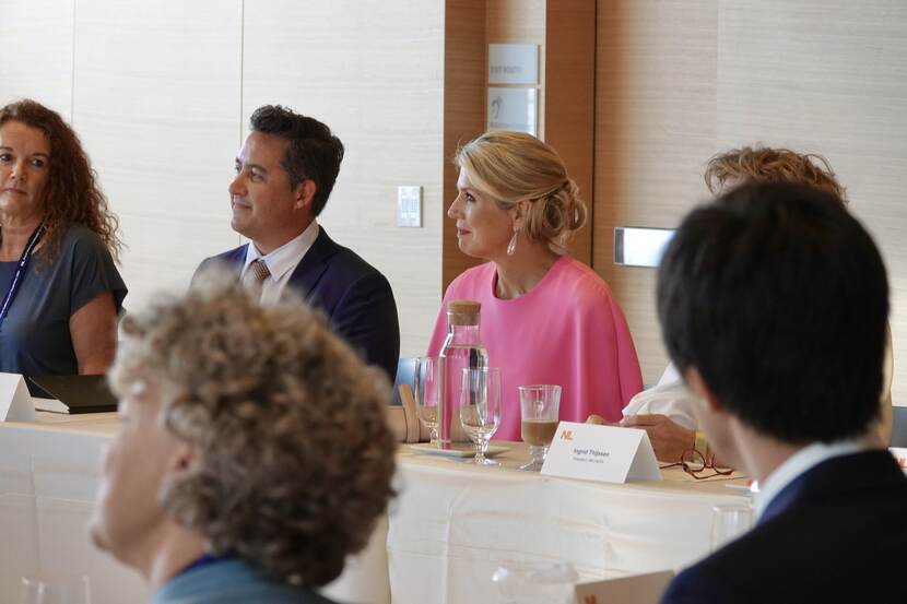 Queen Máxima at meeting Economic Ties and Shared Challenges