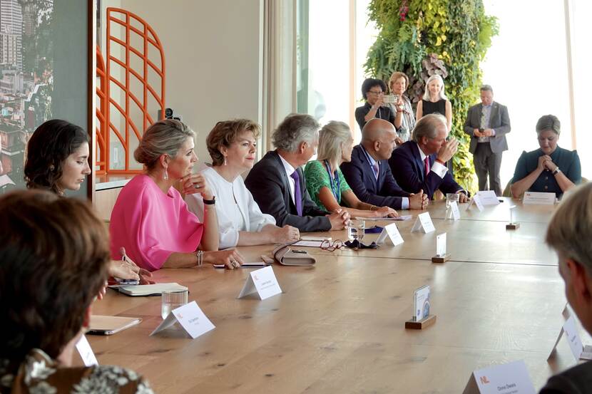 Queen Máxima at Salesforce Tower