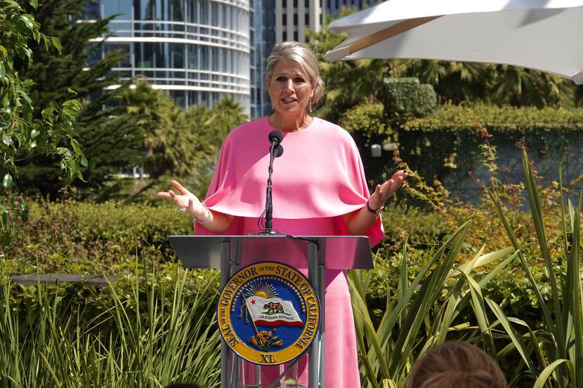 Speech Queen Máxima at Salesforce Tower