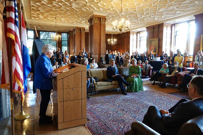 Queen Máxima at University of California in Berkeley