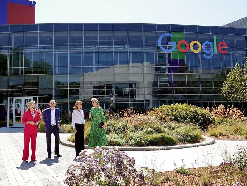 Queen Máxima visits Google
