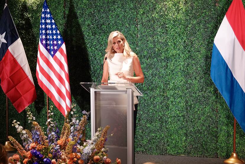 Speech Queen Máxima at the Austin FC dinner