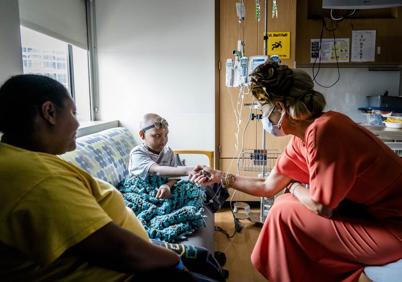 Queen Máxima at the MD Anderson Cancer Center