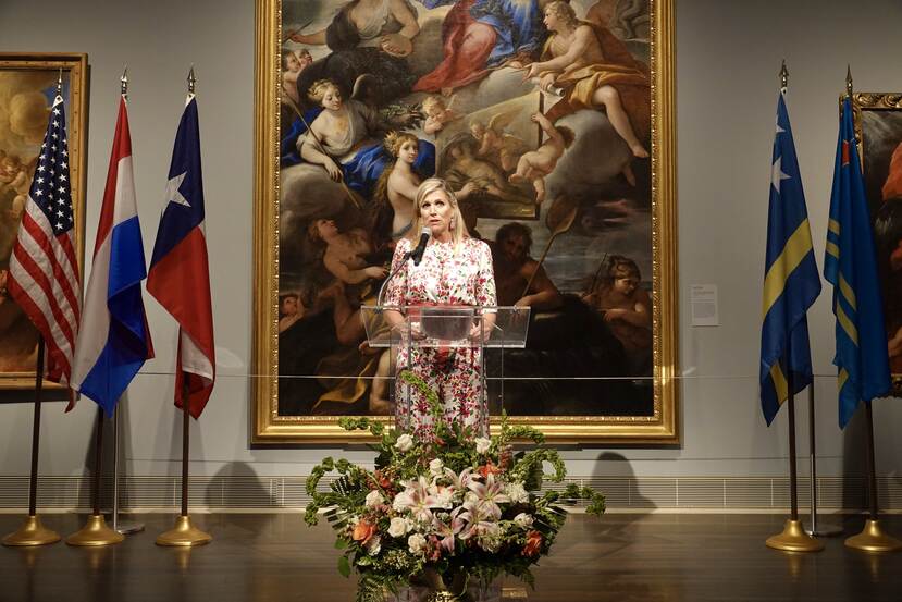 Speech Queen Máxima at The Museum of Fine Arts