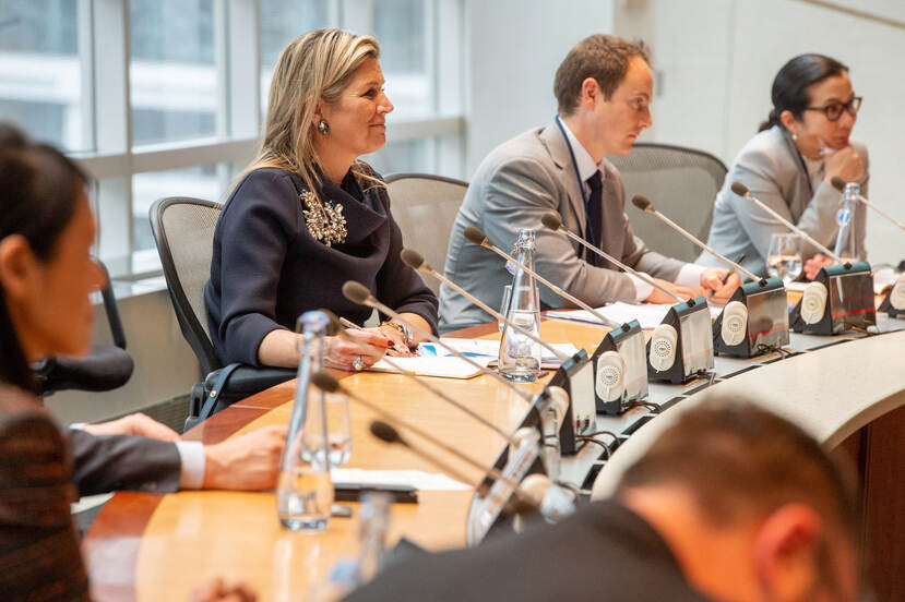 Queen Máxima meets with Mari Pangestu