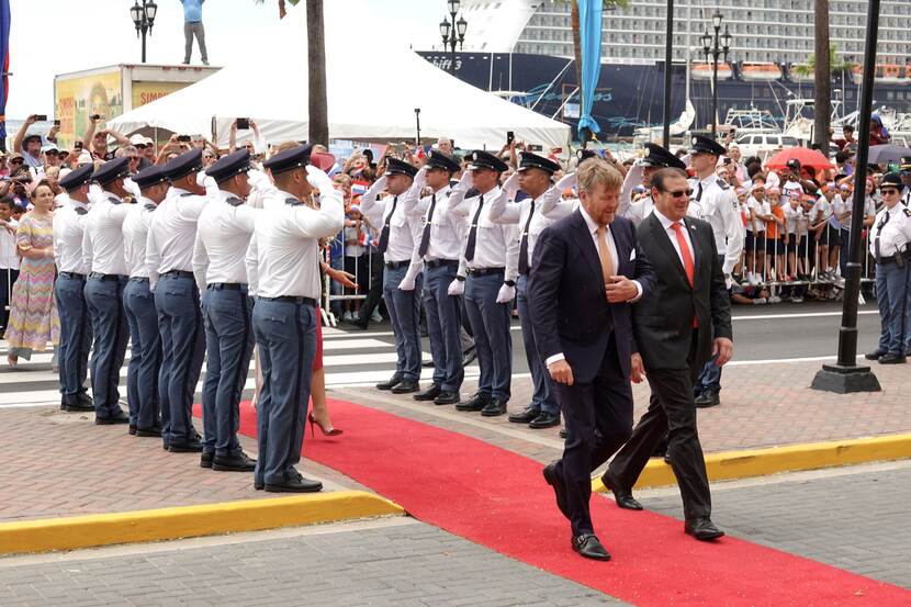 King Willem-Alexander in Aruba