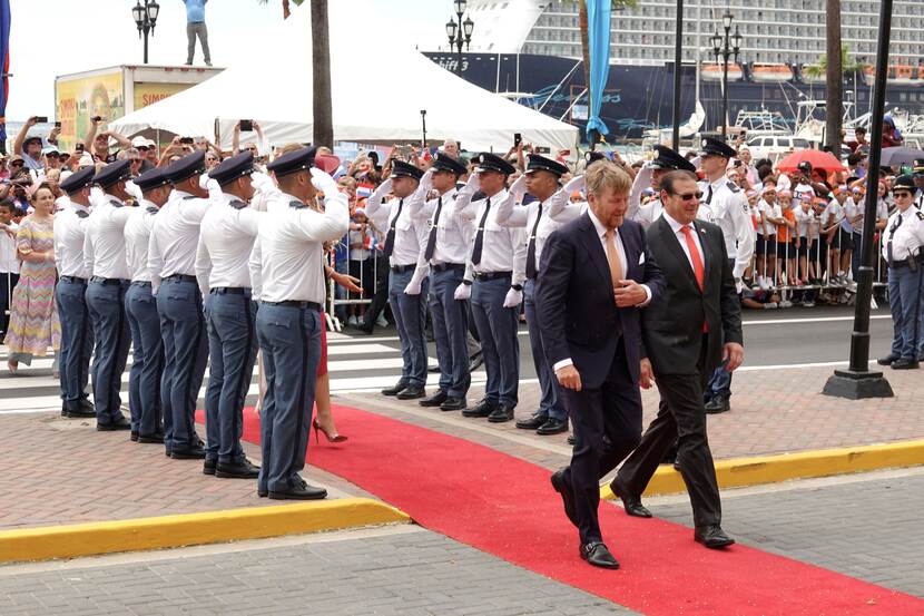 King Willem-Alexander in Aruba