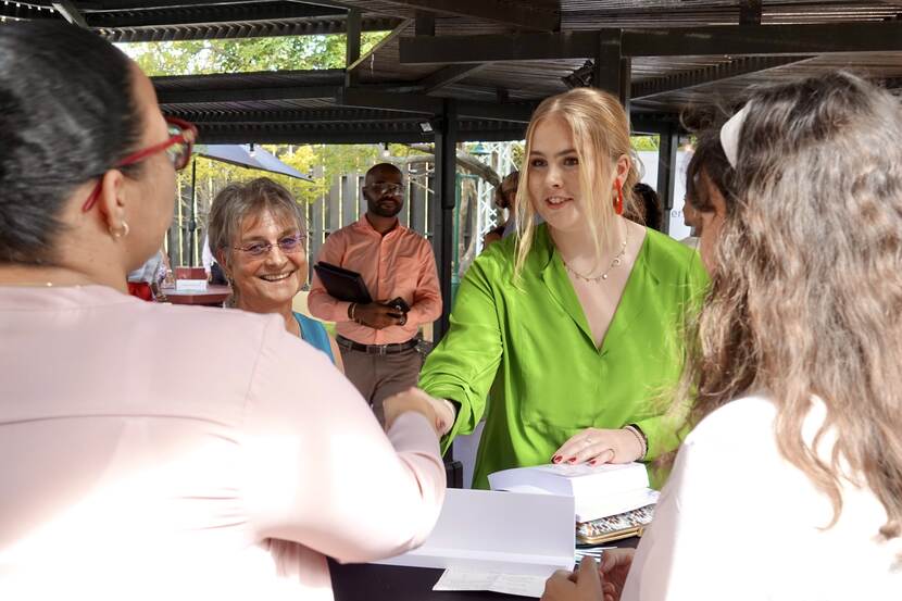 Princess of Orange at University of Aruba