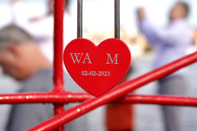 King Willem-Alexander and Queen Máxima Punda Love Heart in Curacao