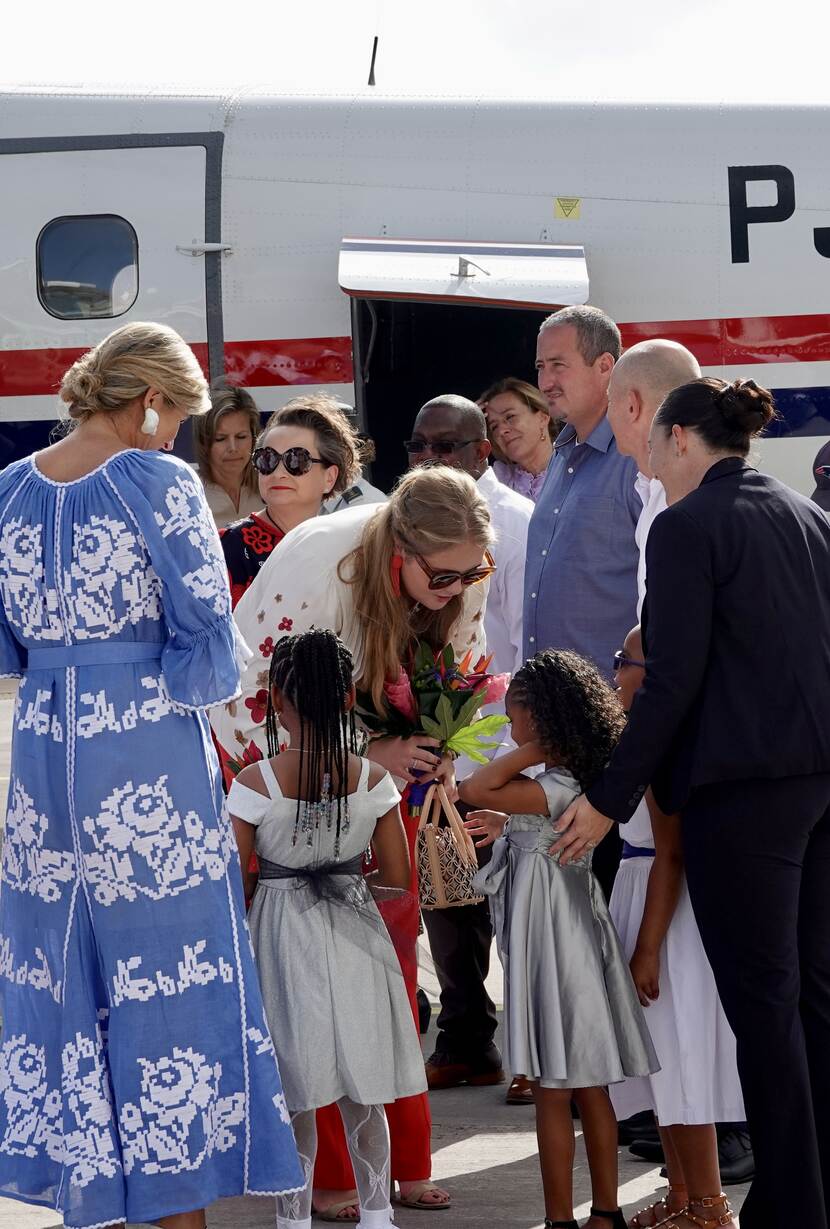 Princess of Orange arrives at Saba