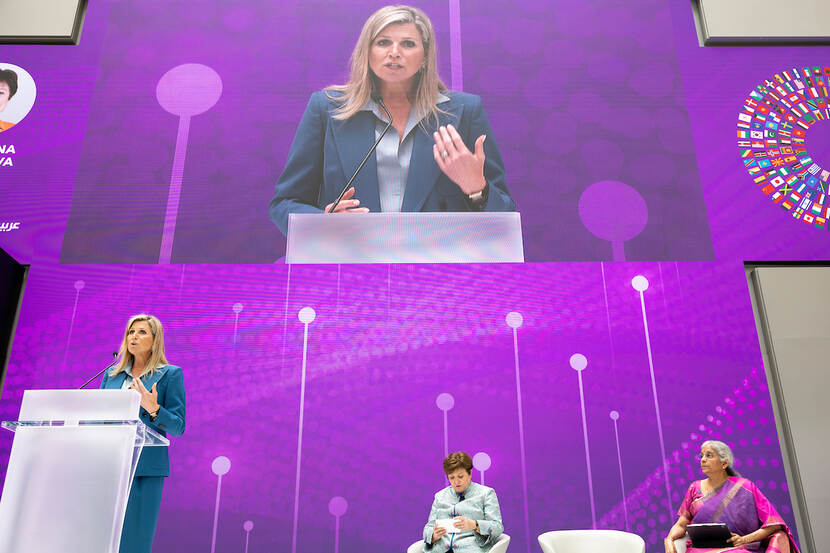 Speech Queen Máxima UNSGSA at spring meeting IMF and World Bank