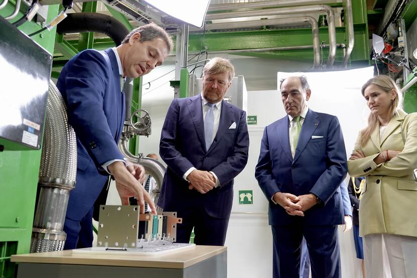 Hydrogen Iberdrola Spain King Willem-Alexander