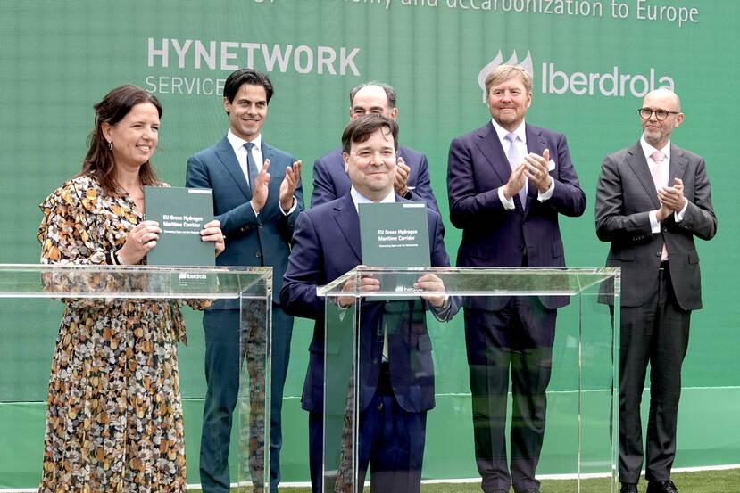 Hydrogen Iberdrola Spain King Willem-Alexander