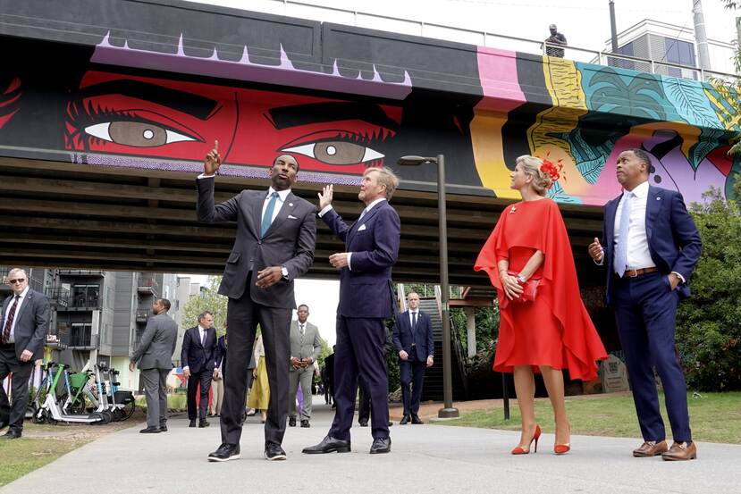 BeltLine and meeting with Mayor King Willem Alexander and Queen Máxima