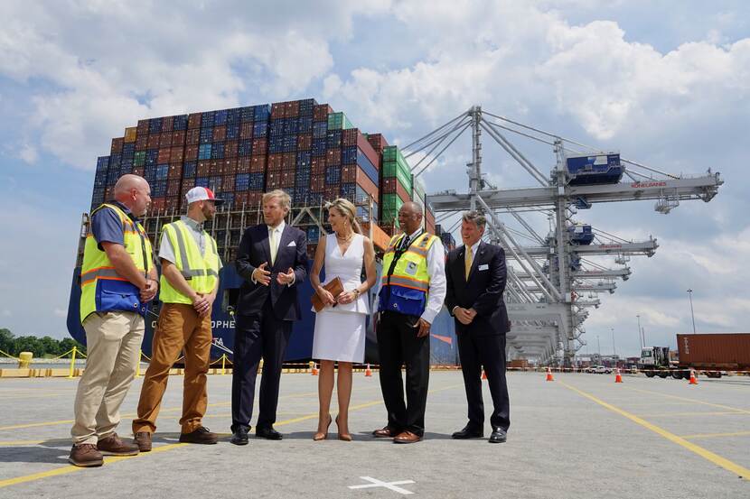Port of Savannah King Willem-Alexander and Queen Máxima