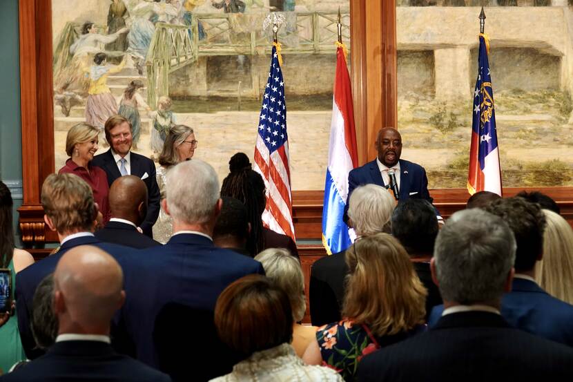 Reception at Telfair Museums King Willem-Alexander and Queen Máxima