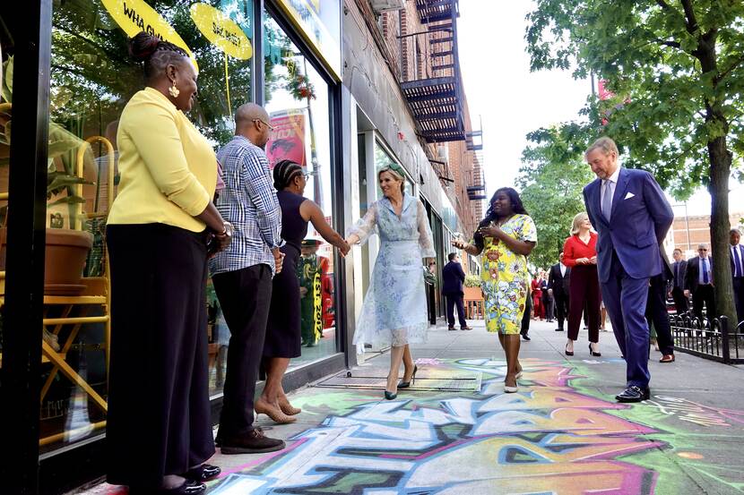 East Flatbush King Willem-Alexander and Queen Máxima