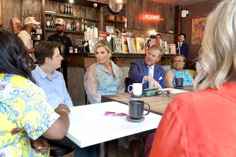 East Flatbush King Willem-Alexander and Queen Máxima