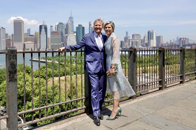 Brooklyn Heights Promenade King Willem-Alexander and Queen Máxima