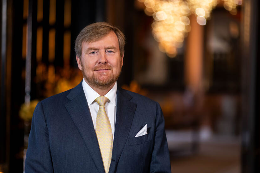 Portret van de Koning.