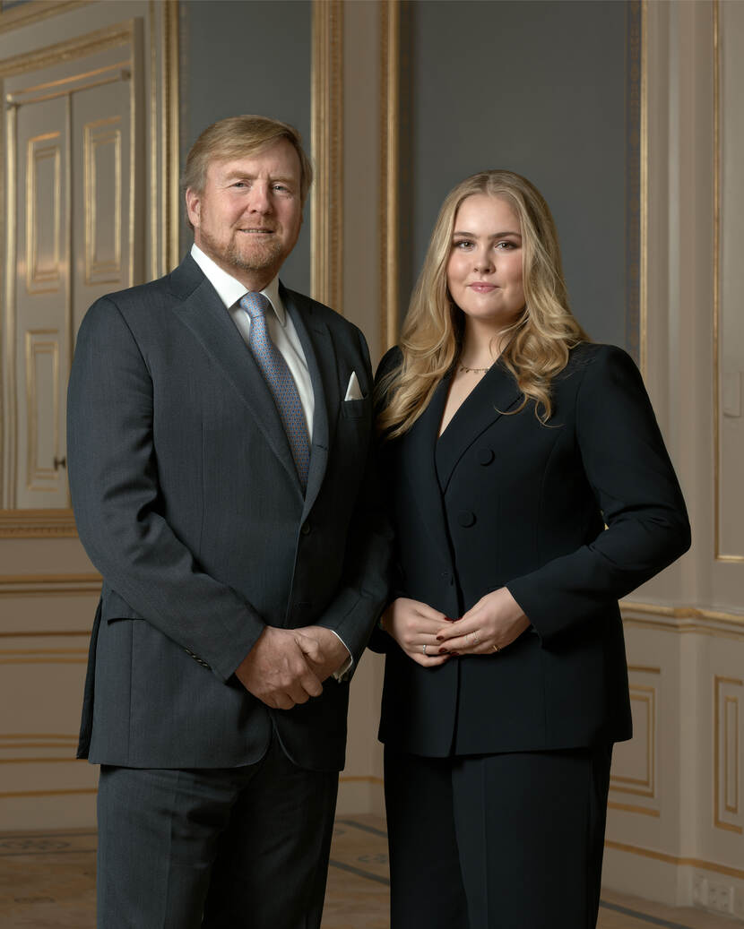 King Willem-Alexander and the Princess of Orange