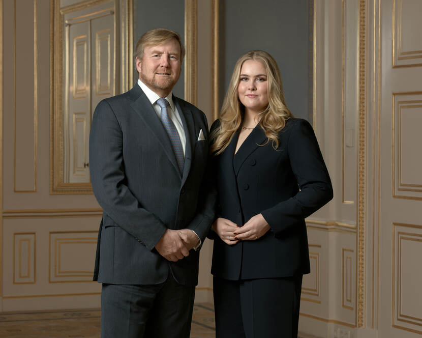 King Willem-Alexander and the Princess of Orange