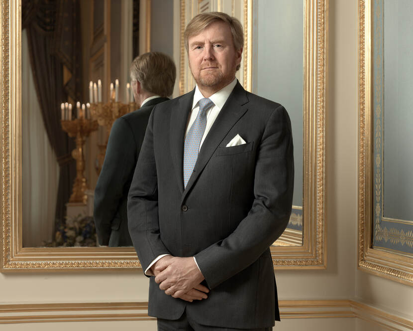 Portrait King Willem-Alexander