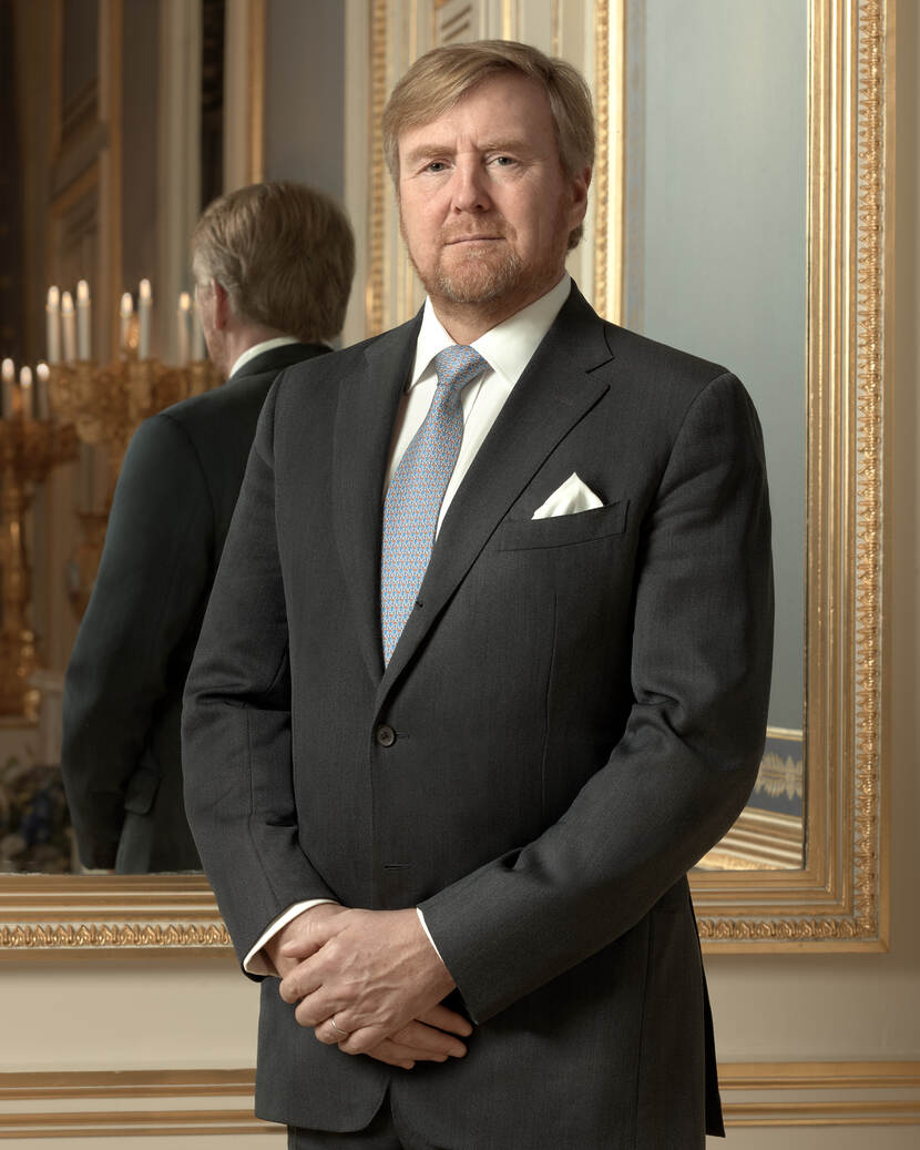 Portrait King Willem-Alexander