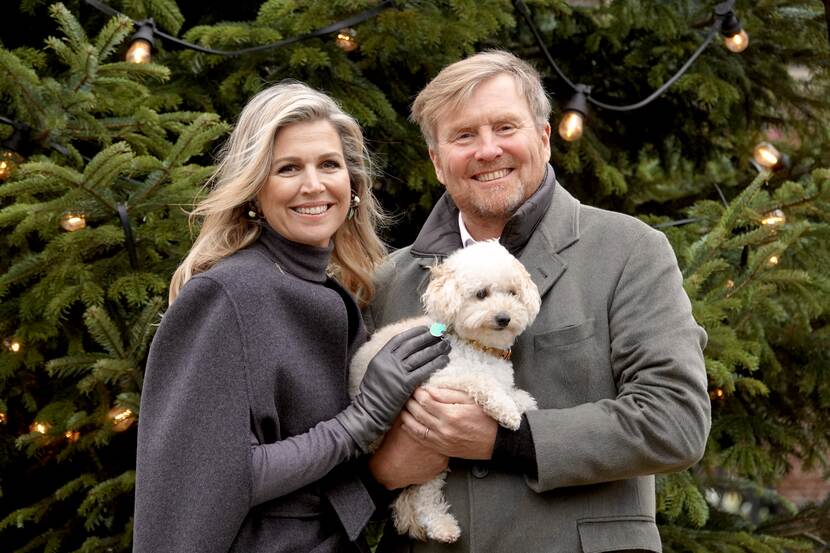 2023 King Willem-Alexander and Queen Máxima at the winter photo session