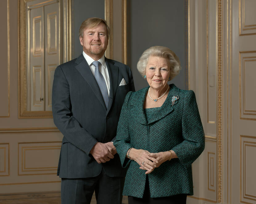 King Willem-Alexander and Princess Beatrix