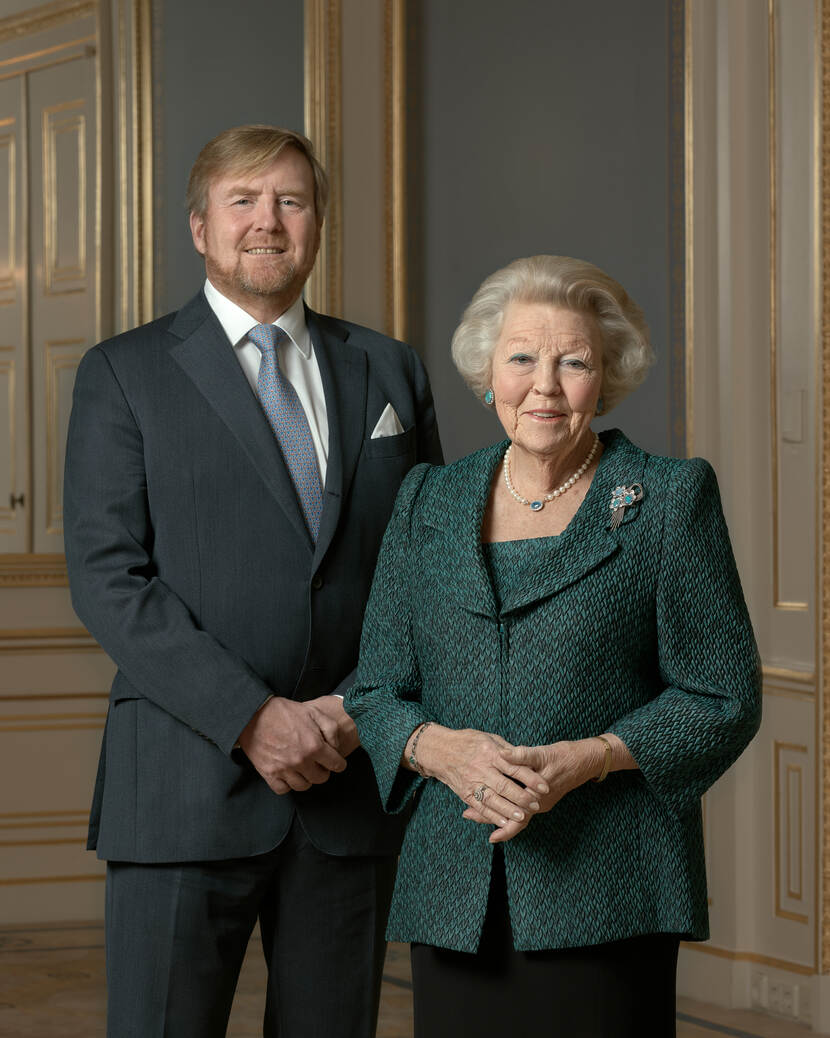 King Willem-Alexander and Princess Beatrix