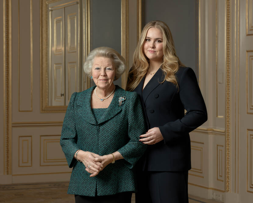 Princess Beatrix and the Princess of Orange