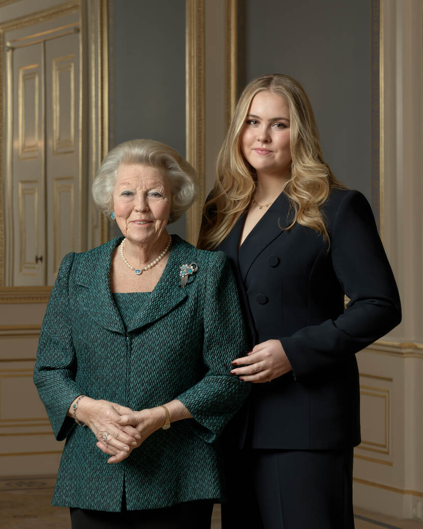 Princess Beatrix and the Princess of Orange