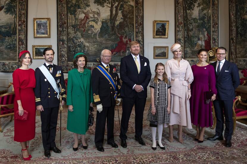 King Willem-Alexander and Queen Máxima and the Swedish Royal Family