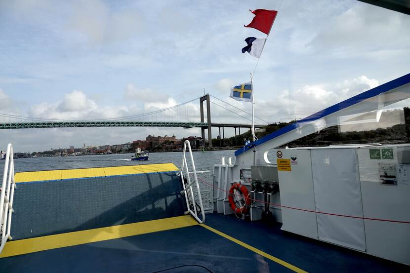 Electric ferry in Gothenburg
