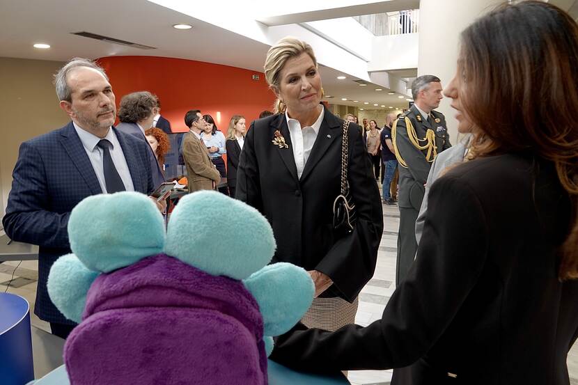 Queen Máxima and student at the Aristotle University of Thessaloniki