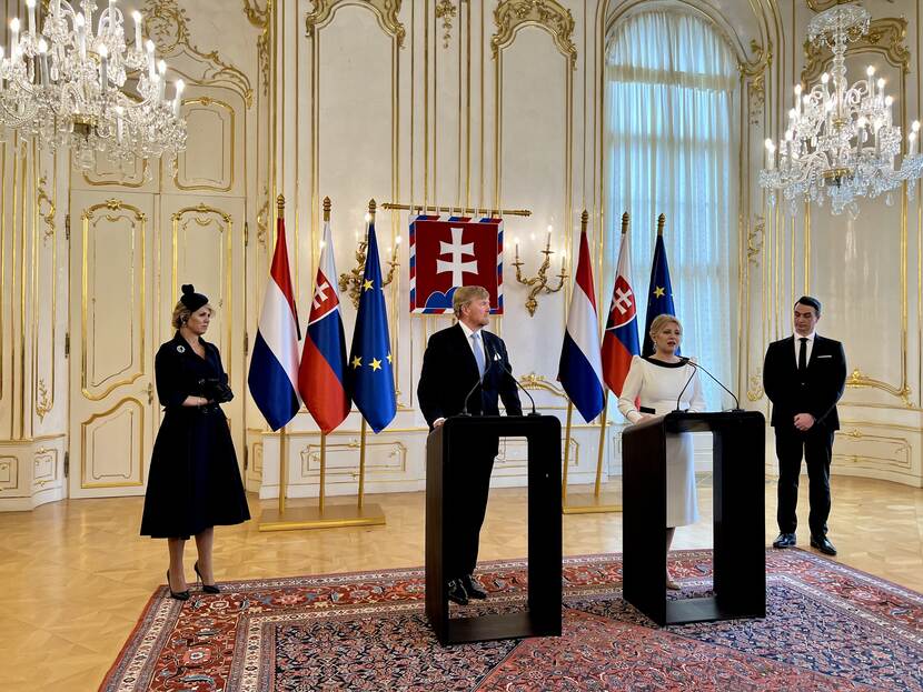 Press statement King Willem-Alexander state visit Slovakia