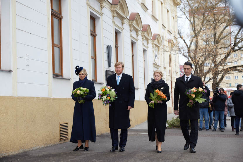 King Willem-Alexander and Queen Máxima Ján Kuciak memorial