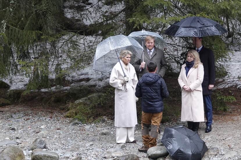 King Willem-Alexander and Queen Máxima at National Park Tatra