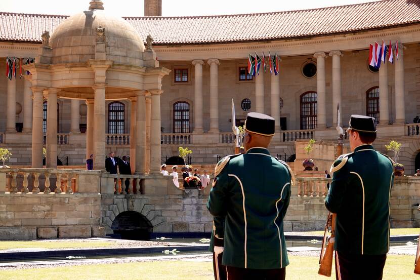Welcome ceremony state visit South Africa