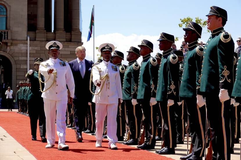 Welcome ceremony state visit South Africa