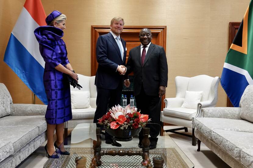 King Willem-Alexander, Queen Máxima and President Ramaphosa