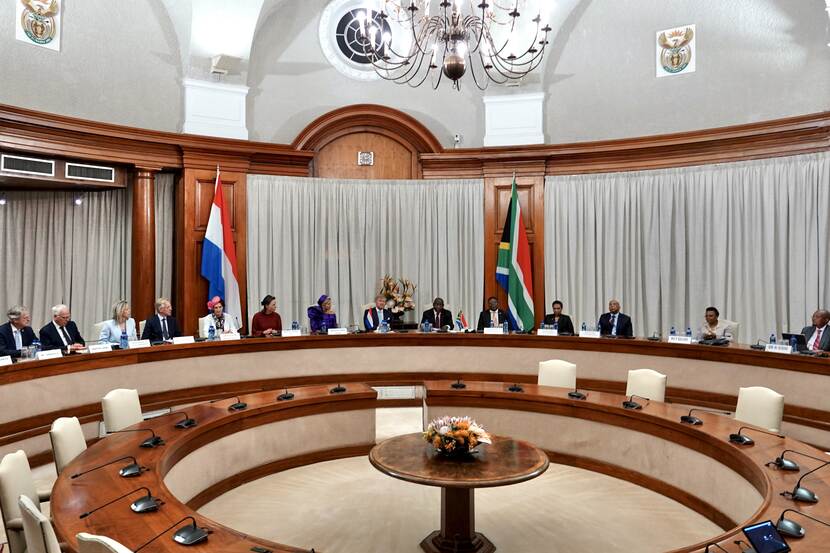 Delegation meeting state visit South Africa