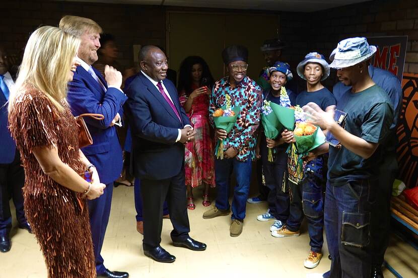 Cultural performance state visit South Africa