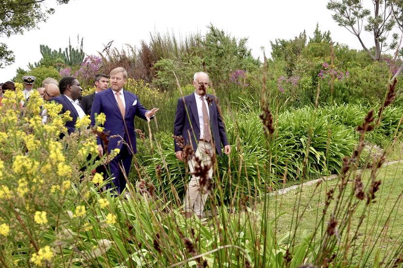 Botanical garden state visit South Africa