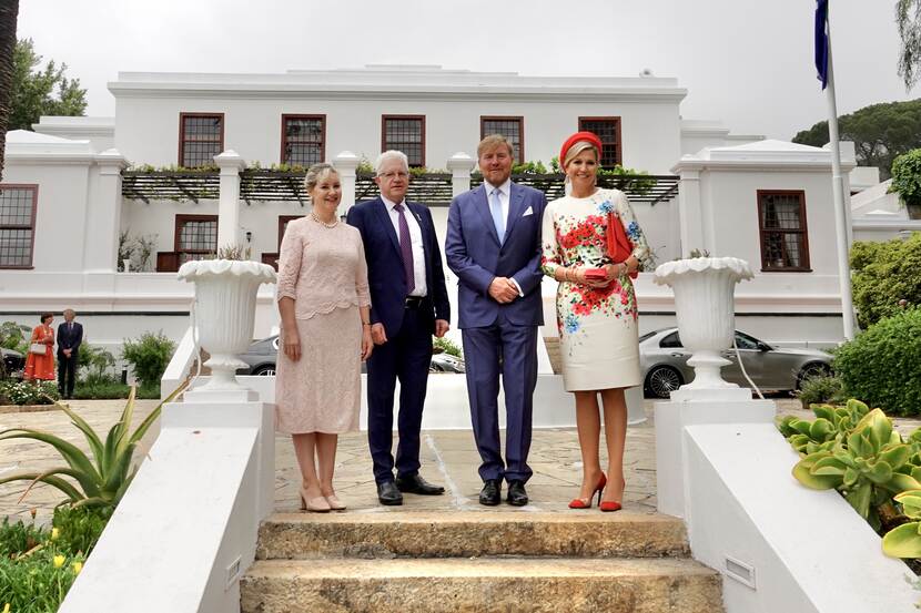 King Willem-Alexander, Queen Maxima and Premier of Western Cape province