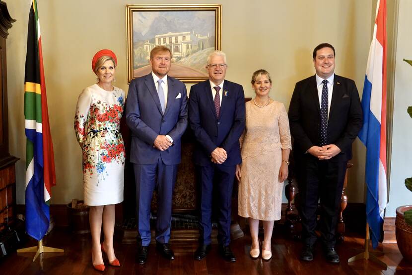 King Willem-Alexander, Queen Maxima, Premier Winde and mayor Hill-Lewis